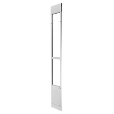 Uimoso Adjustable Height Dog Door for Sliding Glass Doors, Fits 91-96 Inches