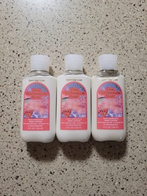 3 Bath & Body Works Pink Watermelon Blast Daily Nourishing Body Lotion 8 Oz  Ea