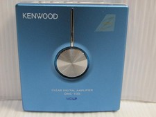 KENWOOD Portable MiniDisc Player DMC-T55 Blue Digital Amplifier Compact Audio