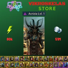 Raid Shadow Legends | Starter acc with Acrizia : 80k energy / 25 Legendary hero