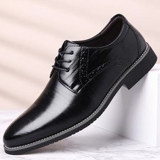 Men's Lace - Up Dress Shoes Vintage Formal Comfort Footwear Classic Oxfords