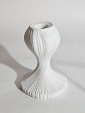Candlestick table chandelier Rosenthal pleated candle holder H 12.5 dm 8.5 cm
