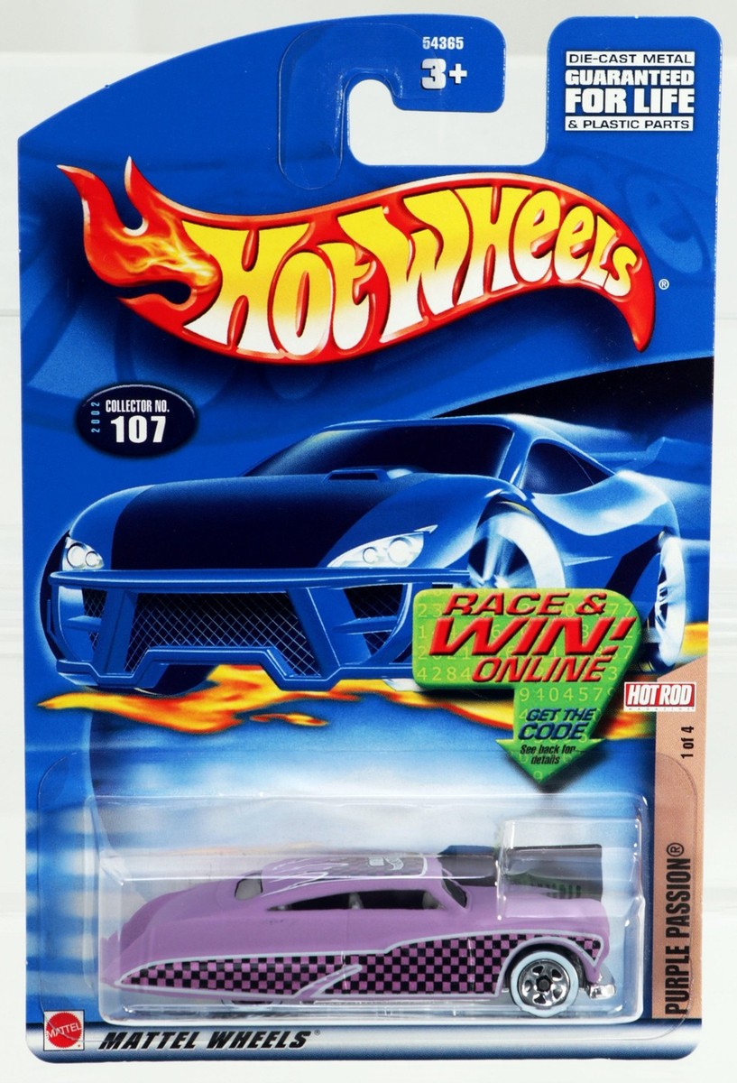 Hot Wheels Purple Passion Hot Rod Magazine Series - 54365 NRFP