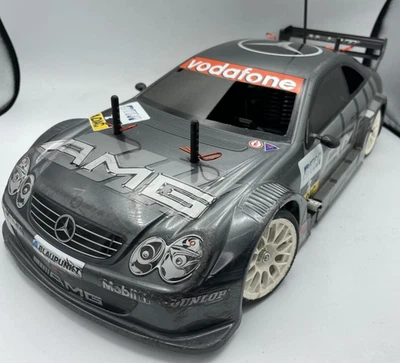 For parts Tamiya TG10 chassis with engine and servomotors W203 DTM body shell - image 1 of 4