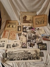 Antique Photographs Lot 1800s to 1950s Book Illustrations