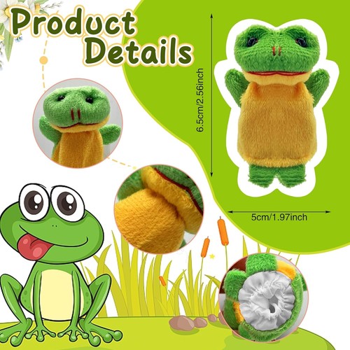 Juego de 12 PIEZAS de marionetas de dedo mini marionetas de peluche para... - Imagen 3 de 5