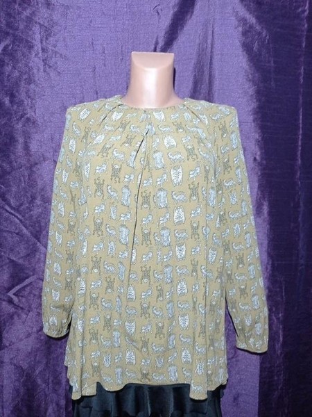 Women & Other Stories Shirt Khaki Viscose 40 / L /