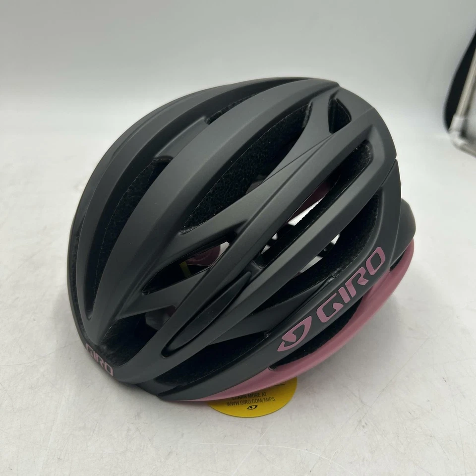 Casco de ciclismo de carretera Giro Syntax MIPS para adultos carbón mate/rosa polvorienta, pequeño, SIN CAJA Foto 2 de 4