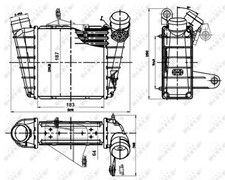 Für NRF 30842 INTERCOOLER / CHARGER