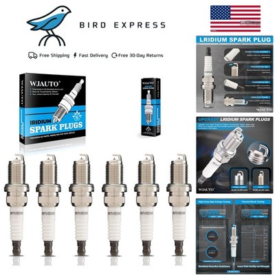 Spark Plugs Iridium 6 Pack, Pre-Gapped Bujías Sparkplugs OEM Replacement for Ac