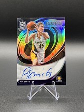 2021-22 Panini Spectra Icons Autographs Rik Smits #IA-RIK /99 Auto Holo Prizm