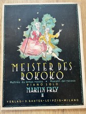 Musiknoten "Meister des Rokoko" für Klavier (Piano solo) Martin Frey II. Teil 2.