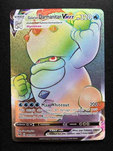 Pokemon: Galarian Darmanitan VMAX (Secret) 187/185 Vivid Voltage