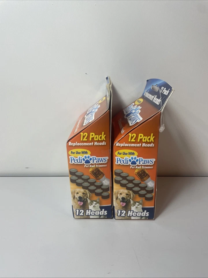 Lote de 2 cabezales de repuesto para limado de uñas PediPaws OEM - Nueva caja abierta Foto 4 de 4