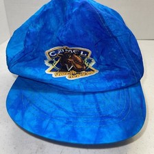 Vtg Joe Camel Cigarettes Smooth Character Snapback Hat Stonewash Blue