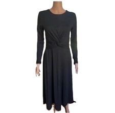 A NEW DAY Women’s Long Sleeves Twist Front Midi Dress, Size 1X, NWT
