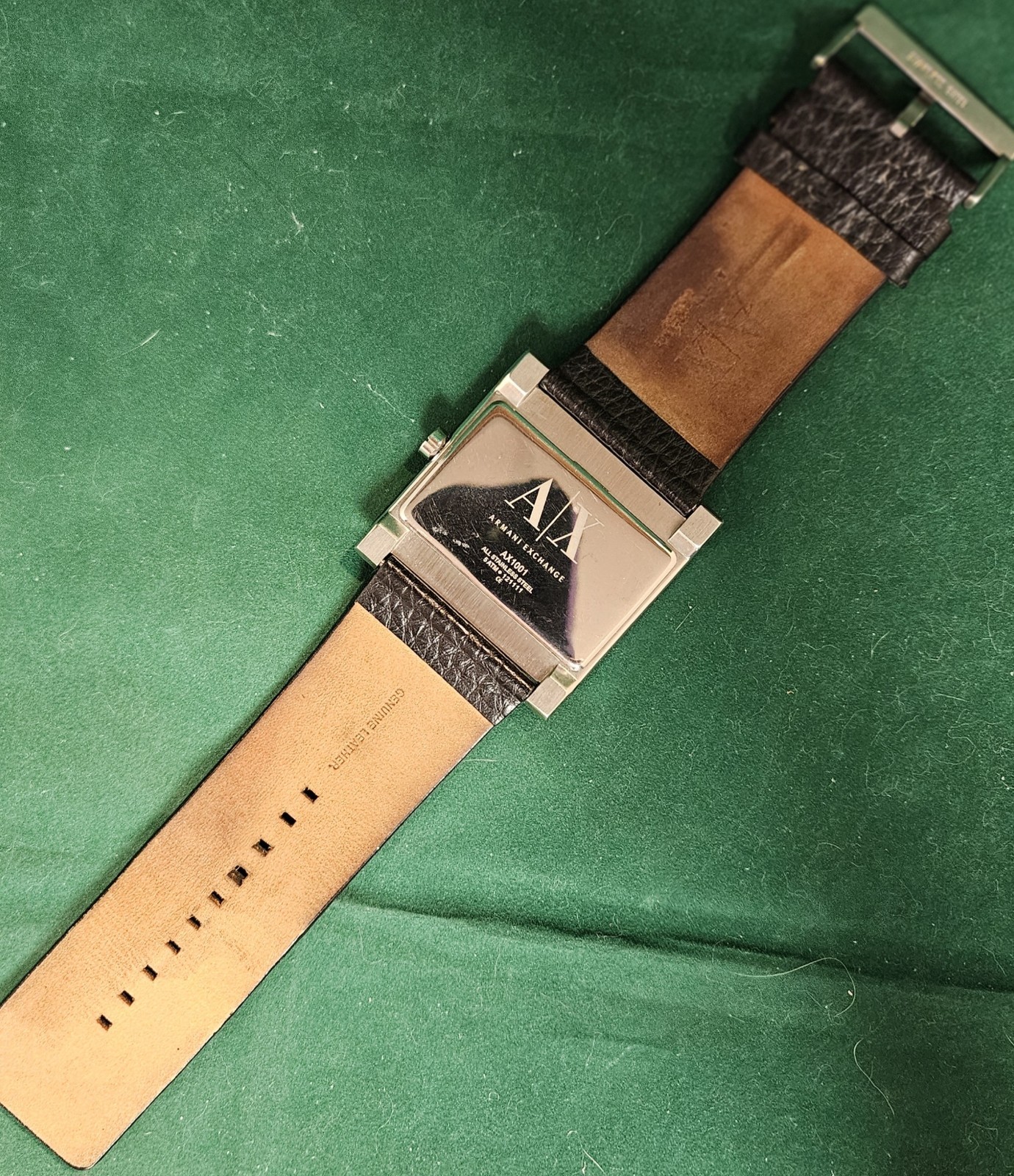 Armani Exchange 45mm Rectangular Watch Model AX 1… - image 4