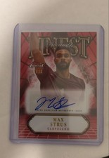 2024-25 Max Strus- Finest Autographs #FA-MB Red and Black Refractor /10 (AU)