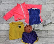 Our Generation Athletic Clothing Basketball Lot - Jacket, Shorts, Jersey, Shoes