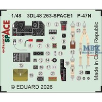 Eduard ED3DL48263 Republic P-47N Thunderbolt Space 1/48