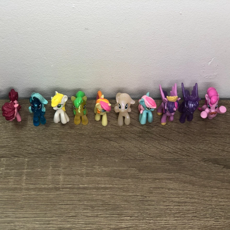 Lote de mini figuras My Little Pony bolsa ciega MLP juguetes estatuillas adornos para pasteles conjunto 10 Foto 2 de 4