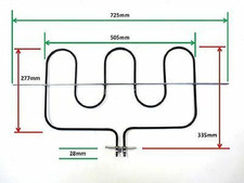 BAUMATIC  LOFRA DAMANI OVEN BOTTOM ELEMENT  DGEUCCT900SS BAF9006 LEF9EGP