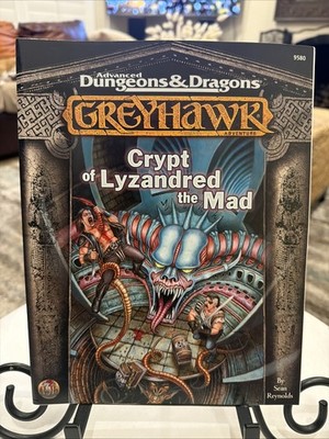 Crypt of Lyzandred the Mad Greyhawk Module #9580 Advanced Dungeons & Dragons Fun