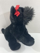 Scottish Terrier Trudie Russ black plush 12" puppy dog