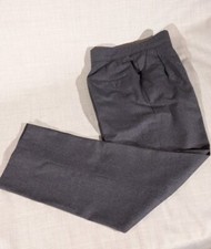 Vintage JH Collectibles Womens Pants Wool Gray High Waisted