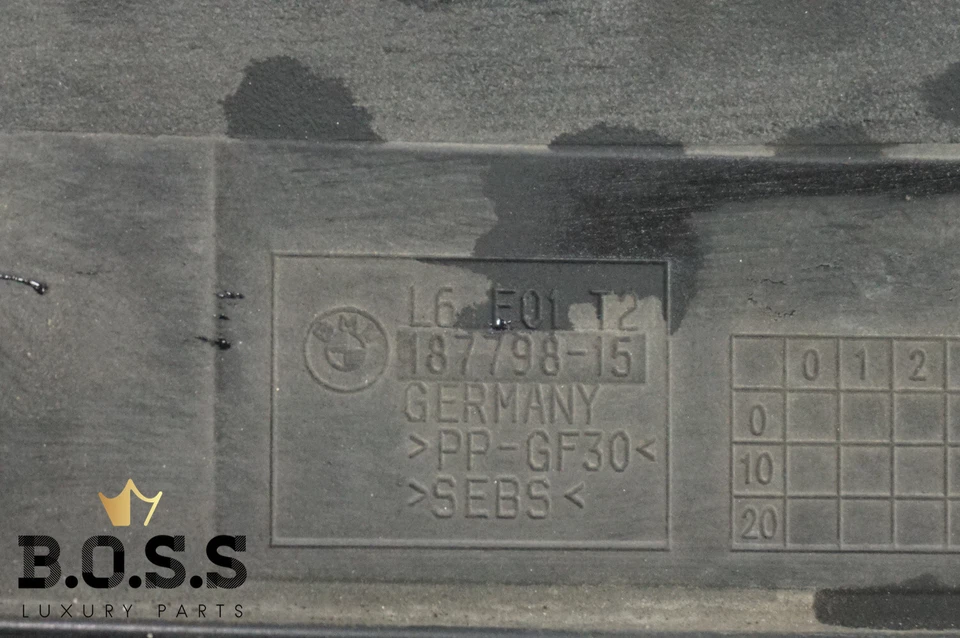 BMW 750LI F02 2009-2015 RADIADOR DELANTERO OBTURADOR DE CONDUCTO DE AIRE PANEL DE APOYO OEM Foto 4 de 4