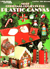 More Christmas Projects for Plastic Canvas Leisure Arts Pattern Leaflet 194
