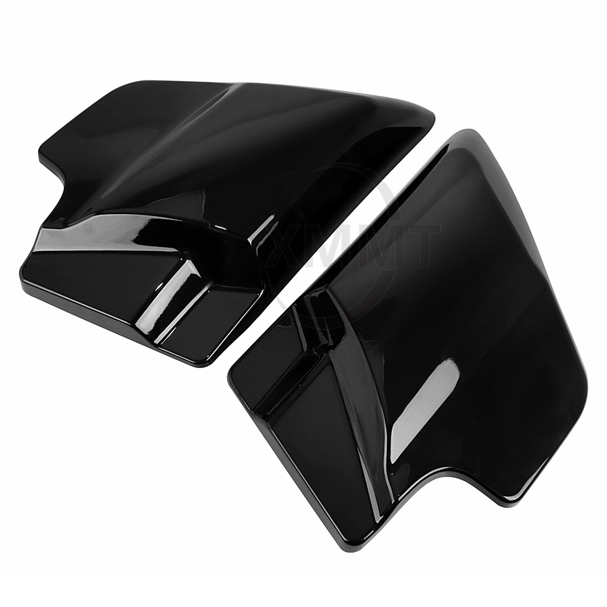 レア！70'SVintage 純正 Electra Glide ポイントカバー Vivid Black Side Cover Panels Fit For Harley Touring Road Street