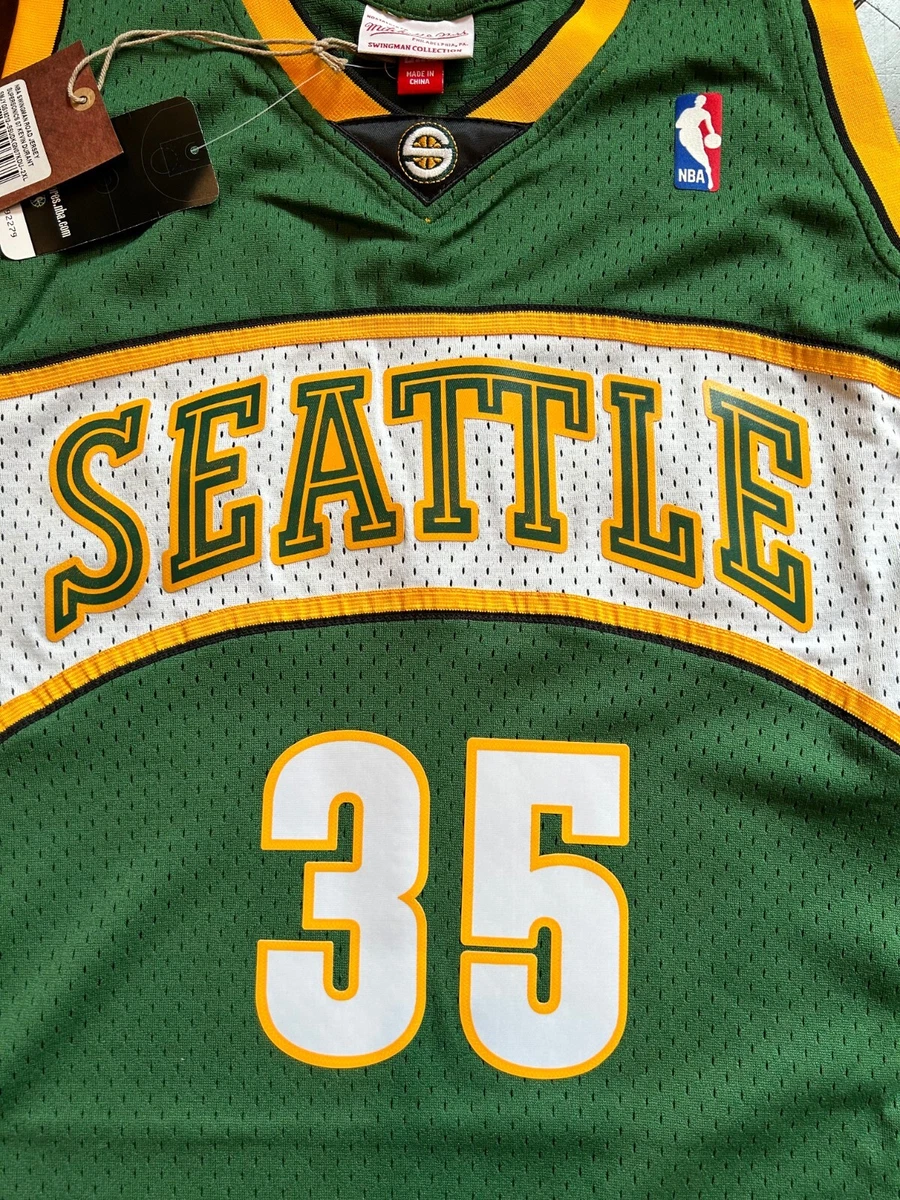 Mitchell & Ness Kevin Durant Seattle Supersonics Jersey Tank Top in Green  for Men