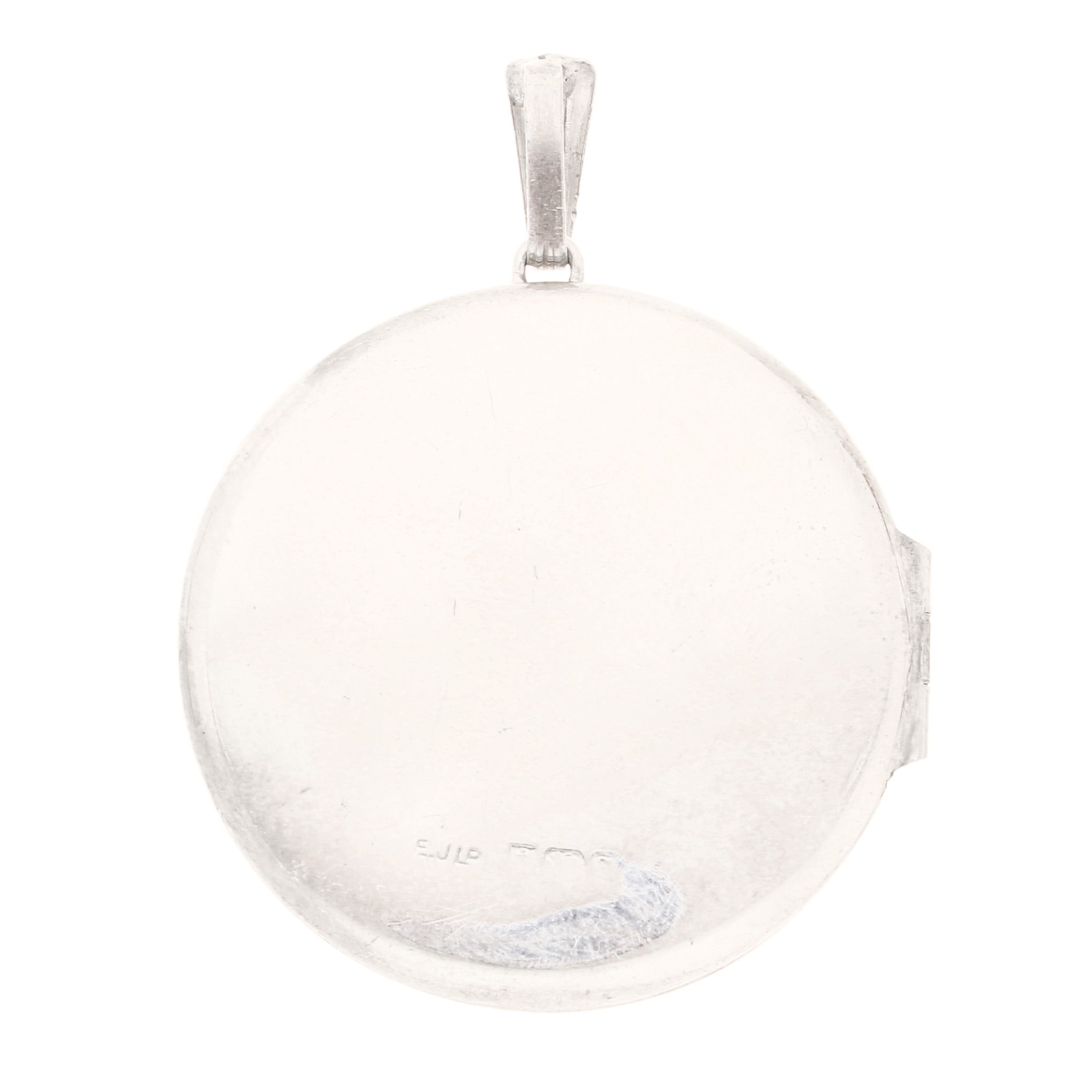 Sterling Silver Patterned Circular Locket (32.5x3… - image 4