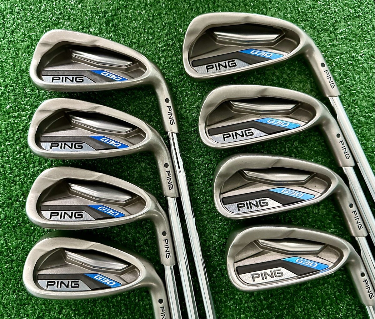 Left Handed Ping G30 Yellow Dot 6 Iron Ping CFS Regular Steel Shaft Left Handed Ping G30 Yellow Dot 6 Iron Ping CFS Regular Steel Shaft