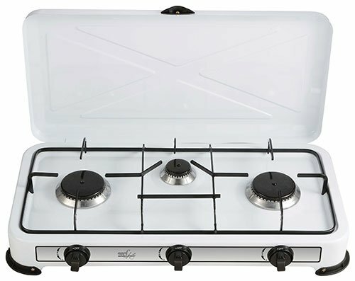 Melchioni Family 118360113 Fornello a Gas 3 Fuochi Minerva 3 Bianco