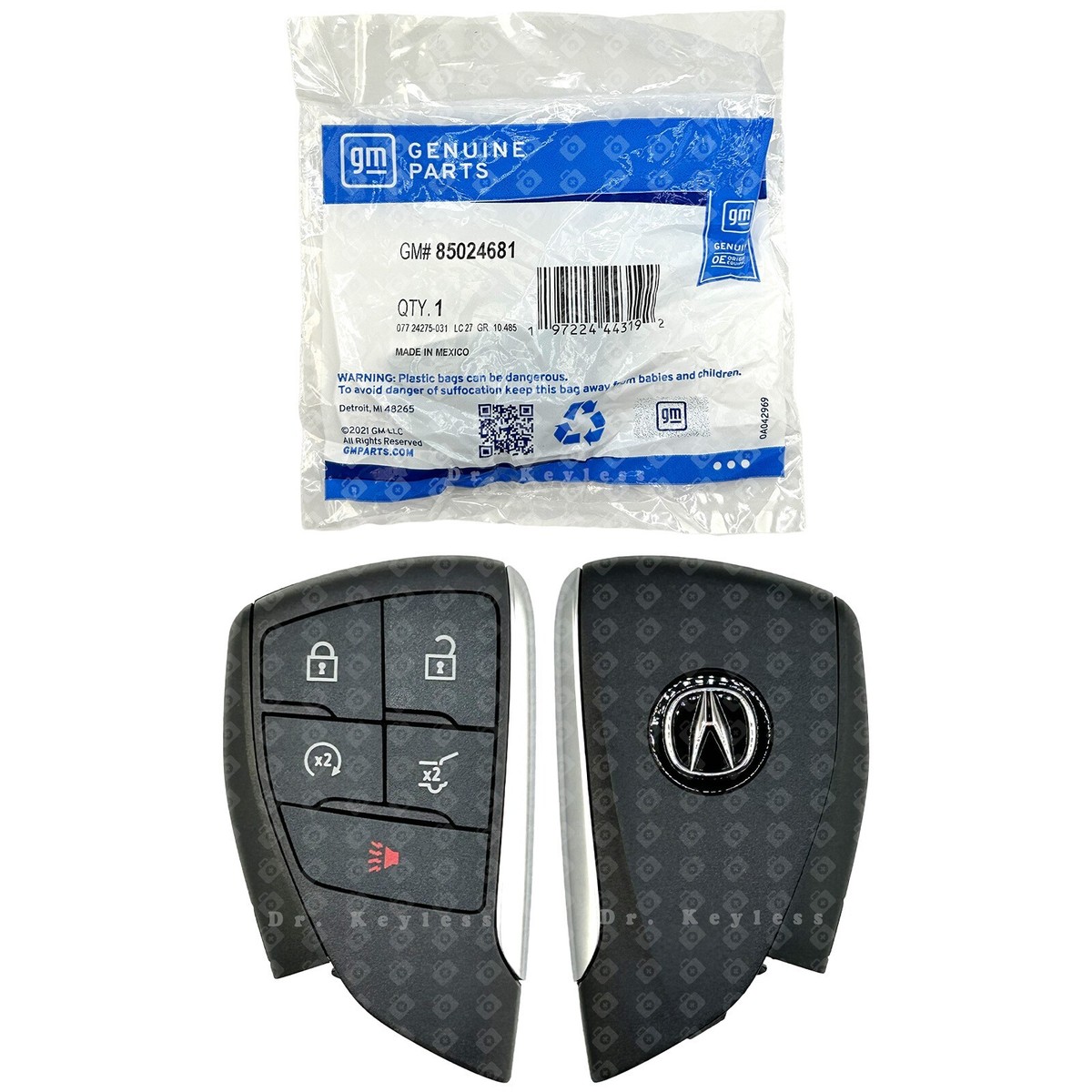 OEM 2024 Acura ZDX Smart Key Fob Remote 5B YGOG21TB2 | eBay