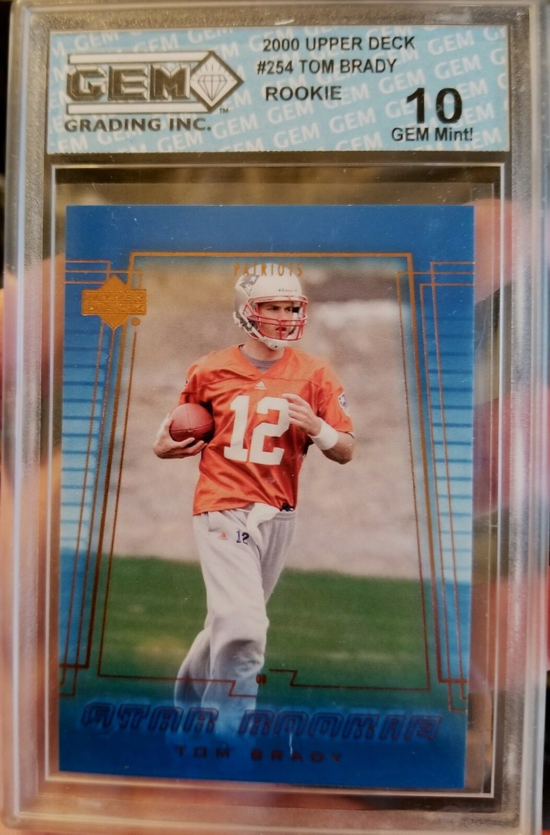 Tom Brady Rookie Card 2000 Upper Deck Football #254 