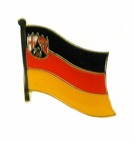 FAHNENMAX® Fahnen Pin Rheinland Pfalz Anstecker Flagge Fahne