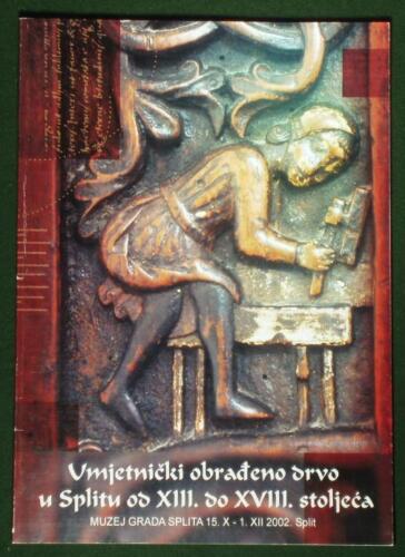 BUCH Kroatische Mittelalterliche Holzschnitzerei in Split Antike Skulptur Möbel Kirche - Bild 1 von 6