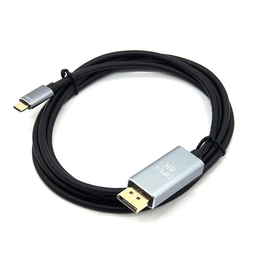 8K USB C to DisplayPort Cable 6FT 8K@120Hz DP 1.4 to USB C Cable for