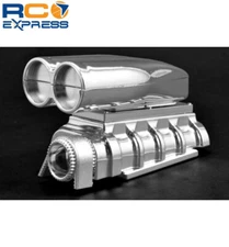 RPM R/C Products Chrome Shotgun Style Mock Intake & Blower RPM73543