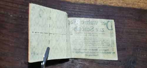 Germany Deutsches Reich 1920 Markenheftchen/Booklet Mi. Nr. 13 Germania Unused - Picture 5 of 11