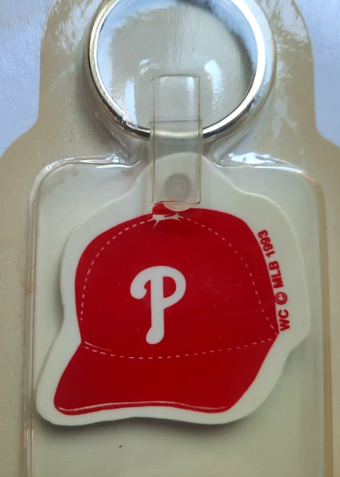 PHILADELPHIA PHILLES KEY RING BY WINCRAFT NEW IN PACKAGE MADE N USA OFFICIAL MLB - Image 2 of 3
