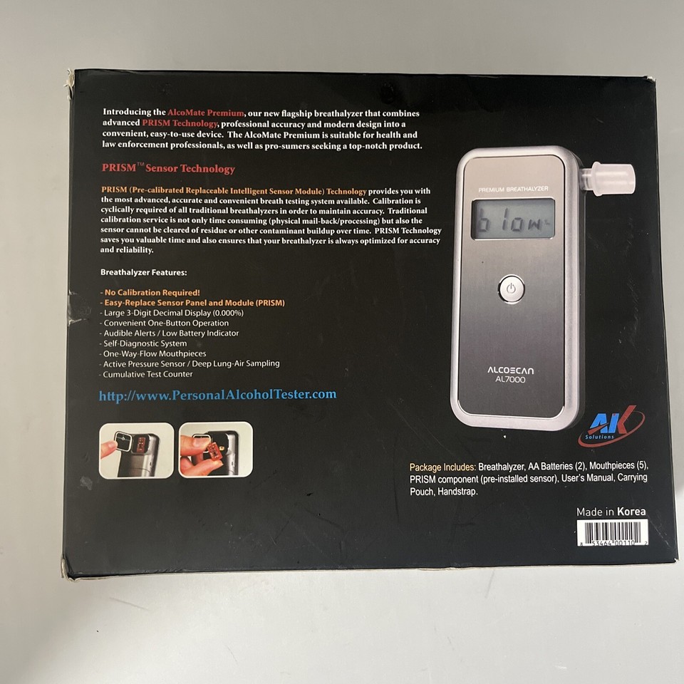 Premium AL7000 Breathalyzer eBay