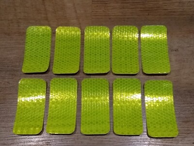 12 Stück Reflektierende Aufkleber für Auto Heck Stoßstange Tür Kofferraum Reflektierende Warnstreifen