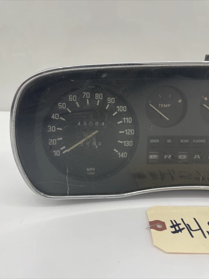 复古 Bmw 巴伐利亚仪表板仪表组 1974 年仅零件速度计 Speedo — 第 2/4 张图片
