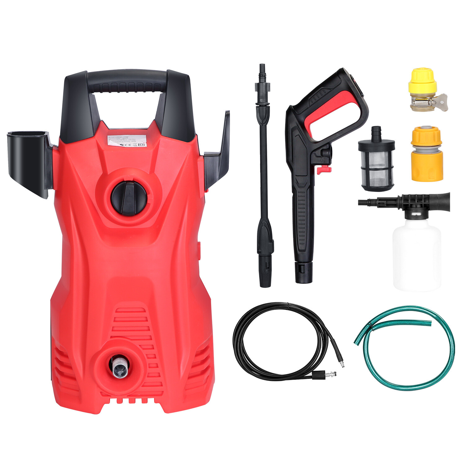 Electric High Pressure Washer 3000PSI Powerful Car Auto Washer Pressure Cleaner