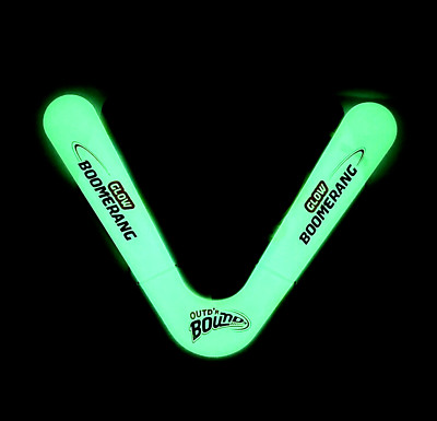 Boomerang Glow in the Dark Outdoor Fun U 2 Wing