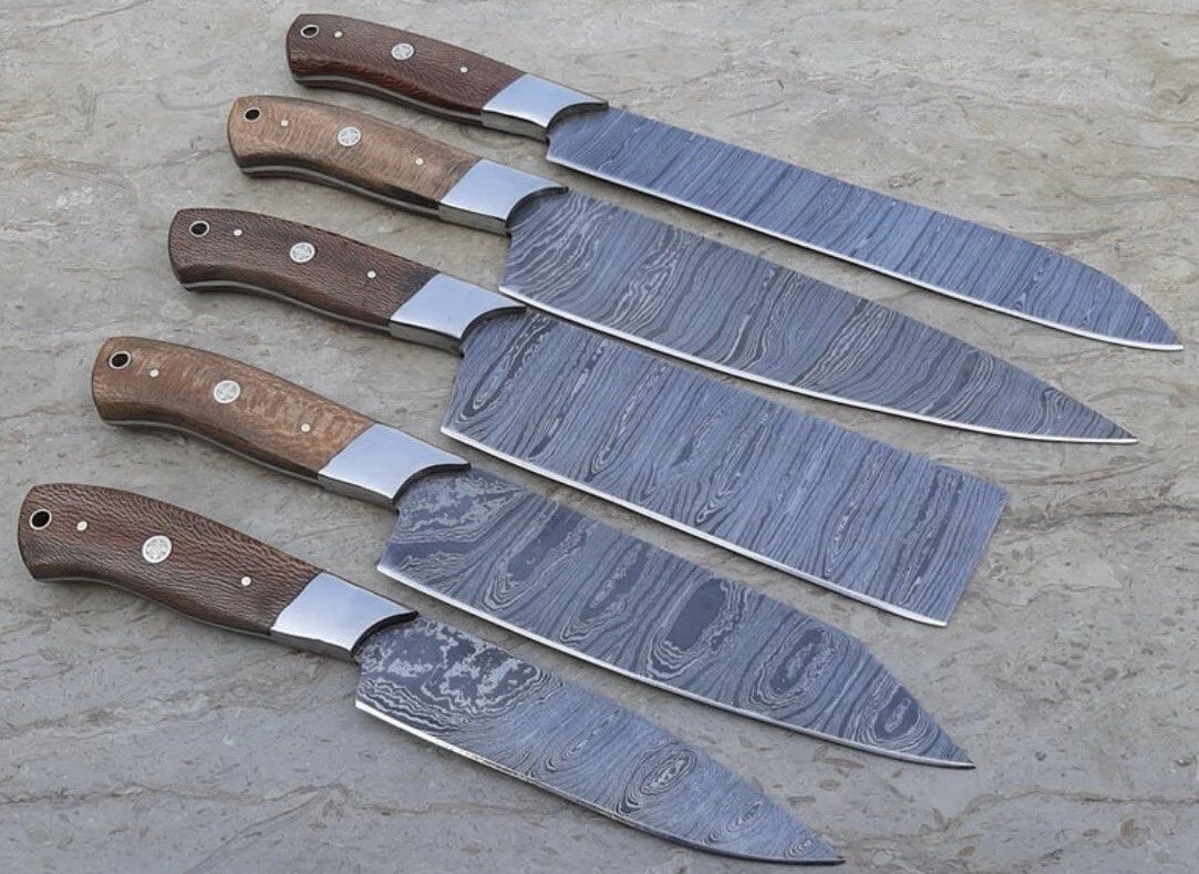 damascus chef knife set